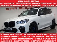 USED 2018 68 BMW X5 3.0 M50D (400 PS) AUTO XDRIVE (S/S) + COLOSSAL SPEC + �&pound;25,000 EXTRAS + E/H/M EXT COMFORT LEATHERS + SKYLOUNGE PANORAMIC SUNROOF + HARMAN KARDON + LASER LIGHTS 22 S+BODY KIT+LEDS+360 CAM+LEATHER+NAV+ADAPT CRUISE