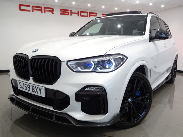 2018 68 BMW X5 3.0 M50D (400 PS) AUTO XDRIVE (S/S) + COLOSSAL SPEC + £25,000 EXTRAS + E/H/M EXT COMFORT LEATHERS + SKYLOUNGE PANORAMIC SUNROOF + HARMAN KARDON + LASER LIGHTS