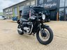 USED 2017 TRIUMPH BONNEVILLE T100 BLACK & CHROME ORIGINAL BLACK PARTS INCLUDED TOO