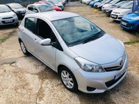 USED 2012 12 TOYOTA YARIS 1.3 VVT-I TR 5d 98 BHP FSH Example with Reverse Camera & Bluetooth