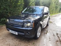 USED 2013 13 LAND ROVER RANGE ROVER SPORT 3.0 SDV6 HSE BLACK 5d 255 BHP ZERO DEPOSIT FINANCE AVAILABLE