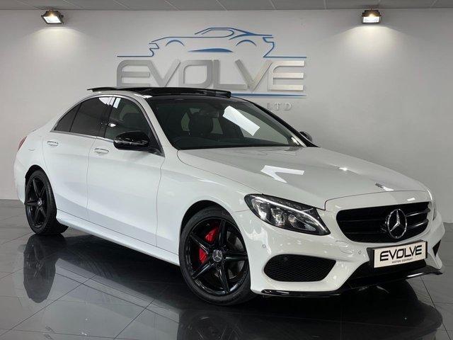 2015 65 Mercedes-Benz C Class 2.1 C220 D AMG LINE PREMIUM 4d 170 BHP