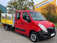 USED 2015 65 VAUXHALL MOVANO F3500 L3H1 CREW CAB CDTI 125 LWB DROPSIDE+ T/LIFT 