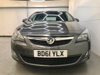 USED 2012 61 VAUXHALL ASTRA 1.7 SRI CDTI ECOFLEX S/S 5d 108 BHP Zero Tax, Immaculate Condition