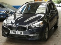 USED 2018 18 BMW 2 SERIES 2.0 220D XDRIVE LUXURY GRAN TOURER 5d 188 BHP SAT NAV FULL LEATHER INTERIOR 7 SEATS