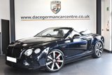 USED 2016 16 BENTLEY CONTINENTAL 4.0 GTC V8 S MDS MULLINER 2DR AUTO 521 BHP Dace German Car centre, part of Dace Motor group a Family Run Business which has been in business nearly 30 years,  are delighted to present this stunning Bentley Continental GTC V8 S which has over eighteen thousand pounds worth of extra's. The exterior is finished in an Onyx Black. Along with De-chroming which cost &pound;3100 when purchased new, which really gives this Bentley more road presence. Equipped with unmarked 21 inch diamond cuts alloy wheels, with Bentley brake callipers finished a vibra