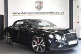 USED 2016 16 BENTLEY CONTINENTAL 4.0 GTC V8 S MDS MULLINER 2DR AUTO 521 BHP Dace German Car centre, part of Dace Motor group a Family Run Business which has been in business nearly 30 years,  are delighted to present this stunning Bentley Continental GTC V8 S which has over eighteen thousand pounds worth of extra's. The exterior is finished in an Onyx Black. Along with De-chroming which cost &pound;3100 when purchased new, which really gives this Bentley more road presence. Equipped with unmarked 21 inch diamond cuts alloy wheels, with Bentley brake callipers finished a vibra