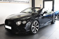 USED 2016 16 BENTLEY CONTINENTAL 4.0 GTC V8 S MDS MULLINER 2DR AUTO 521 BHP Dace German Car centre, part of Dace Motor group a Family Run Business which has been in business nearly 30 years,  are delighted to present this stunning Bentley Continental GTC V8 S which has over eighteen thousand pounds worth of extra's. The exterior is finished in an Onyx Black. Along with De-chroming which cost &pound;3100 when purchased new, which really gives this Bentley more road presence. Equipped with unmarked 21 inch diamond cuts alloy wheels, with Bentley brake callipers finished a vibra
