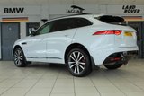 USED 2017 17 JAGUAR F-PACE 3.0 V6 S AWD 5d 296 BHP FINISHED IN STUNNING METALLIC GLACIER WHITE, COMPLIMENTED WITH BLACK LEATHER HEATED ELECTRIC SEATS + 1 FORMER KEEPER, HUGE SPECIFICATION 4 WHEEL DRIVE MODEL COMES WITH OVER 11 THOUSAND POUNDS WORTH OF ADDITIONAL EXTRAS AND AN IMPECCABLE JAGUAR SERVICE HISTORY + FULL GLASS SLIDING PANORAMIC SUNROOF + TOUCH SCREEN SATELLITE NAVIGATION + ADVANCE PARKING WITH 360 DEGREE SURROUND CAMERA + ELECTRICALLY DEPLOYABLE TOWBAR + MERIDIAN SOUND SYSTEM + FUEL FIRED HEATING WITH CABIN PREHEAT + 4 WAY ELECTRIC L