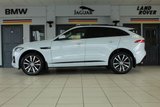 USED 2017 17 JAGUAR F-PACE 3.0 V6 S AWD 5d 296 BHP FINISHED IN STUNNING METALLIC GLACIER WHITE, COMPLIMENTED WITH BLACK LEATHER HEATED ELECTRIC SEATS + 1 FORMER KEEPER, HUGE SPECIFICATION 4 WHEEL DRIVE MODEL COMES WITH OVER 11 THOUSAND POUNDS WORTH OF ADDITIONAL EXTRAS AND AN IMPECCABLE JAGUAR SERVICE HISTORY + FULL GLASS SLIDING PANORAMIC SUNROOF + TOUCH SCREEN SATELLITE NAVIGATION + ADVANCE PARKING WITH 360 DEGREE SURROUND CAMERA + ELECTRICALLY DEPLOYABLE TOWBAR + MERIDIAN SOUND SYSTEM + FUEL FIRED HEATING WITH CABIN PREHEAT + 4 WAY ELECTRIC L