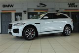 USED 2017 17 JAGUAR F-PACE 3.0 V6 S AWD 5d 296 BHP FINISHED IN STUNNING METALLIC GLACIER WHITE, COMPLIMENTED WITH BLACK LEATHER HEATED ELECTRIC SEATS + 1 FORMER KEEPER, HUGE SPECIFICATION 4 WHEEL DRIVE MODEL COMES WITH OVER 11 THOUSAND POUNDS WORTH OF ADDITIONAL EXTRAS AND AN IMPECCABLE JAGUAR SERVICE HISTORY + FULL GLASS SLIDING PANORAMIC SUNROOF + TOUCH SCREEN SATELLITE NAVIGATION + ADVANCE PARKING WITH 360 DEGREE SURROUND CAMERA + ELECTRICALLY DEPLOYABLE TOWBAR + MERIDIAN SOUND SYSTEM + FUEL FIRED HEATING WITH CABIN PREHEAT + 4 WAY ELECTRIC L