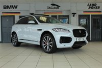 USED 2017 17 JAGUAR F-PACE 3.0 V6 S AWD 5d 296 BHP FINISHED IN STUNNING METALLIC GLACIER WHITE, COMPLIMENTED WITH BLACK LEATHER HEATED ELECTRIC SEATS + 1 FORMER KEEPER, HUGE SPECIFICATION 4 WHEEL DRIVE MODEL COMES WITH OVER 11 THOUSAND POUNDS WORTH OF ADDITIONAL EXTRAS AND AN IMPECCABLE JAGUAR SERVICE HISTORY + FULL GLASS SLIDING PANORAMIC SUNROOF + TOUCH SCREEN SATELLITE NAVIGATION + ADVANCE PARKING WITH 360 DEGREE SURROUND CAMERA + ELECTRICALLY DEPLOYABLE TOWBAR + MERIDIAN SOUND SYSTEM + FUEL FIRED HEATING WITH CABIN PREHEAT + 4 WAY ELECTRIC L