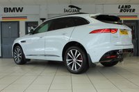 USED 2017 17 JAGUAR F-PACE 3.0 V6 S AWD 5d 296 BHP FINISHED IN STUNNING METALLIC GLACIER WHITE, COMPLIMENTED WITH BLACK LEATHER HEATED ELECTRIC SEATS + 1 FORMER KEEPER, HUGE SPECIFICATION 4 WHEEL DRIVE MODEL COMES WITH OVER 11 THOUSAND POUNDS WORTH OF ADDITIONAL EXTRAS AND AN IMPECCABLE JAGUAR SERVICE HISTORY + FULL GLASS SLIDING PANORAMIC SUNROOF + TOUCH SCREEN SATELLITE NAVIGATION + ADVANCE PARKING WITH 360 DEGREE SURROUND CAMERA + ELECTRICALLY DEPLOYABLE TOWBAR + MERIDIAN SOUND SYSTEM + FUEL FIRED HEATING WITH CABIN PREHEAT + 4 WAY ELECTRIC L