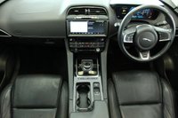 USED 2017 17 JAGUAR F-PACE 3.0 V6 S AWD 5d 296 BHP FINISHED IN STUNNING METALLIC GLACIER WHITE, COMPLIMENTED WITH BLACK LEATHER HEATED ELECTRIC SEATS + 1 FORMER KEEPER, HUGE SPECIFICATION 4 WHEEL DRIVE MODEL COMES WITH OVER 11 THOUSAND POUNDS WORTH OF ADDITIONAL EXTRAS AND AN IMPECCABLE JAGUAR SERVICE HISTORY + FULL GLASS SLIDING PANORAMIC SUNROOF + TOUCH SCREEN SATELLITE NAVIGATION + ADVANCE PARKING WITH 360 DEGREE SURROUND CAMERA + ELECTRICALLY DEPLOYABLE TOWBAR + MERIDIAN SOUND SYSTEM + FUEL FIRED HEATING WITH CABIN PREHEAT + 4 WAY ELECTRIC L