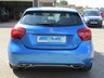 USED 2016 65 MERCEDES-BENZ A-CLASS 1.5 A 180 D SPORT EXECUTIVE 5d 107 BHP Finished in  SOUTH SEA METALLIC BLUE with contrasting FULL HEATED LEATHER trim. This A class certainly looks smart, with its slim lights and smooth body panels. There's plenty of room in the front and the back which will suit the average family. Features include, &pound;20 Road Tax, Full Heated Leather trim, B/Tooth, Rear View Camera, 17" alloys and much more. Dealer Serviced at 9155 miles and on arrival at 35599 miles at EMC.