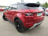 USED 2015 64 LAND ROVER RANGE ROVER EVOQUE 2.2 SD4 DYNAMIC LUX 5d 190 BHP Finished in FIRENZE RED MET with contrasting EBONY HEATED LEATHER Trim. This high spec Evoque comes from one of the most desirable brands on the market today. It is great looking, Fun to drive and a comfortable SUV that has features which include, DIGITAL TV, PANORAMIC SUNROOF, DAB, 20" ALLOYS, SAT NAV, REAR VIEW CAMERA, HEATED LEATHER MEMORY SEATS, POWER FOLDING MIRRORS and much more. Dealer serviced at 12382 miles,27846 miles, 42616 miles, 56431 miles, 65954 miles and on arrival at 77190 miles