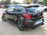 USED 2015 15 VOLKSWAGEN POLO 1.8 GTI 3d 189 BHP Finished in DEEP BLACK with contrasting retro cloth trim. This Polo is quick and great fun to drive. The Polo is one of the best selling and popular small cars around. It is very comfortable and practical, with a distinct upmarket feel to it. Features include SAT NAV, CRUISE CONTROL, 17" Alloys, HEATED SEATS, DAB, 2 Keys, B/Tooth, Daytime Run Lights and much more. Dealer Serviced at 9426 miles, 16934 miles, 28135 miles, 43205 miles, 56218 miles and at 69275 miles on 11/5/2021. MOT due 9/8/2022.
