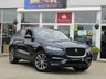 USED 2016 66 JAGUAR F-PACE 2.0 R-SPORT AWD 5d 178 BHP Finished in LOIRE BLUE PEARL with contrasting 2 TONE HEATED LEATHER. The Jaguar F-Pace is a large, stylish family car and one of the few SUVs on sale that is genuinely good fun to drive. It has a host of features that include Sat Nav, Heated Steering Wheel, 19" Alloys, Heated front and rear 2 Tone Leather seats, DAB Radio, Power rear Boot, Alloys, Cruise Control and much more. Dealer serviced at 22795 miles, 49466 miles, 71498 miles, and at 83335 miles on 24/11/2020. 12 Months MOT.
