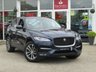 USED 2016 66 JAGUAR F-PACE 2.0 R-SPORT AWD 5d 178 BHP Finished in LOIRE BLUE PEARL with contrasting 2 TONE HEATED LEATHER. The Jaguar F-Pace is a large, stylish family car and one of the few SUVs on sale that is genuinely good fun to drive. It has a host of features that include Sat Nav, Heated Steering Wheel, 19" Alloys, Heated front and rear 2 Tone Leather seats, DAB Radio, Power rear Boot, Alloys, Cruise Control and much more. Dealer serviced at 22795 miles, 49466 miles, 71498 miles, and at 83335 miles on 24/11/2020. 12 Months MOT.