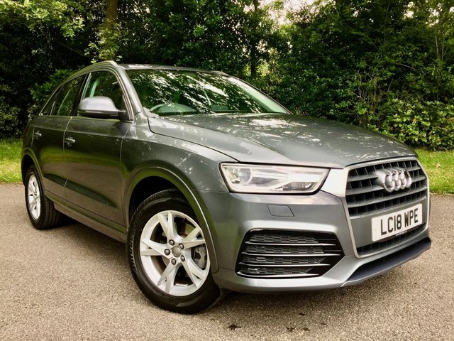 2018 18 Audi Q3 1.4 TFSI SPORT 5d AUTO 148 BHP// NOW SOLD/// 6,800 MILES / AUDI UK + 1 RETIRED GENT OWNER
