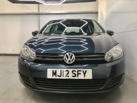 USED 2012 12 VOLKSWAGEN GOLF 1.6 MATCH TDI BLUEMOTION TECHNOLOGY 5d 103 BHP Low Insurance - Low Tax