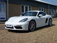 USED 2017 17 PORSCHE 718 CAYMAN 2.5 CAYMAN S 2d 345 BHP www.suffolkcarcentre.co.uk - Located a Reydon