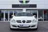 USED 2008 57 MERCEDES-BENZ SLK 3.5 SLK350 2d 269 BHP CALCITE WHITE WITH RED NAPPA LEATER