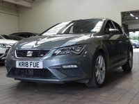 USED 2018 18 SEAT LEON 1.4 TSI FR TECHNOLOGY 5d 124 BHP SAT NAV PART LEATHER INTERIOR