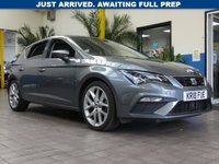 USED 2018 18 SEAT LEON 1.4 TSI FR TECHNOLOGY 5d 124 BHP SAT NAV PART LEATHER INTERIOR