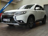 USED 2017 17 MITSUBISHI OUTLANDER 2.3 DI-D 3 5d 147 BHP 7 SEAT 1 OWNER SERVICE HISTORY