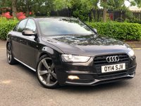 USED 2014 14 AUDI A4 2.0 TDI BLACK EDITION START/STOP 4d 148 BHP 