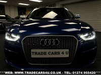 USED 2013 13 AUDI A4 RARE SEPANG BLUE AUDI RS4 AVANT 4.2 V8 7 SPEED S TRONIC QUATTRO AWD FREE UK DELIVERY*VIDEO AVAILABLE* FINANCE ARRANGED* PART EX*HPI CLEAR
