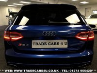 USED 2013 13 AUDI A4 RARE SEPANG BLUE AUDI RS4 AVANT 4.2 V8 7 SPEED S TRONIC QUATTRO AWD FREE UK DELIVERY*VIDEO AVAILABLE* FINANCE ARRANGED* PART EX*HPI CLEAR