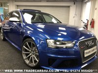 USED 2013 13 AUDI A4 RARE SEPANG BLUE AUDI RS4 AVANT 4.2 V8 7 SPEED S TRONIC QUATTRO AWD FREE UK DELIVERY*VIDEO AVAILABLE* FINANCE ARRANGED* PART EX*HPI CLEAR