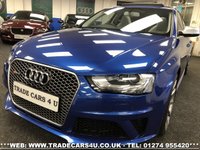 USED 2013 13 AUDI A4 RARE SEPANG BLUE AUDI RS4 AVANT 4.2 V8 7 SPEED S TRONIC QUATTRO AWD FREE UK DELIVERY*VIDEO AVAILABLE* FINANCE ARRANGED* PART EX*HPI CLEAR