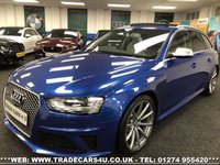 USED 2013 13 AUDI A4 RARE SEPANG BLUE AUDI RS4 AVANT 4.2 V8 7 SPEED S TRONIC QUATTRO AWD FREE UK DELIVERY*VIDEO AVAILABLE* FINANCE ARRANGED* PART EX*HPI CLEAR