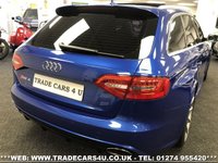 USED 2013 13 AUDI A4 RARE SEPANG BLUE AUDI RS4 AVANT 4.2 V8 7 SPEED S TRONIC QUATTRO AWD FREE UK DELIVERY*VIDEO AVAILABLE* FINANCE ARRANGED* PART EX*HPI CLEAR