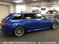 USED 2013 13 AUDI A4 RARE SEPANG BLUE AUDI RS4 AVANT 4.2 V8 7 SPEED S TRONIC QUATTRO AWD FREE UK DELIVERY*VIDEO AVAILABLE* FINANCE ARRANGED* PART EX*HPI CLEAR