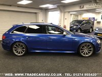 USED 2013 13 AUDI A4 RARE SEPANG BLUE AUDI RS4 AVANT 4.2 V8 7 SPEED S TRONIC QUATTRO AWD FREE UK DELIVERY*VIDEO AVAILABLE* FINANCE ARRANGED* PART EX*HPI CLEAR