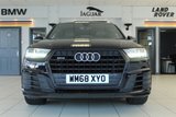USED 2019 68 AUDI Q7 3.0 TDI QUATTRO BLACK EDITION 5d AUTO 282 BHP FINISHED IN STUNNING METALLIC ORCA BLACK, COMPLIMENTED WITH HEATED BLACK VALCONA LEATHER SPORTS SEATS PLUS + 1 OWNER, HUGE SPECIFICATION 7 SEATER, COMES WITH AN IMPECCABLE, FULL SERVICE HISTORY AND THE BALANCE OF AUDI'S MANUFACTURERS WARRANTY UNTIL JANUARY 2022 + TECHNOLOGY PACKAGE WITH VIRTUAL COCKPIT DIGITAL DASH DISPLAY + BOSE 3D SURROUND SOUND SYSTEM + SATELLITE NAVIGATION + PANORAMIC GLASS SUNROOF + HEAT AND SOUND INSULATING GLASS WITH PRIVACY WINDOWS + POWER FOLDING MIRRORS + INTERIOR LIGH