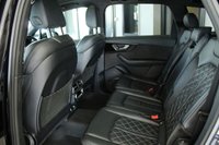 USED 2019 68 AUDI Q7 3.0 TDI QUATTRO BLACK EDITION 5d AUTO 282 BHP FINISHED IN STUNNING METALLIC ORCA BLACK, COMPLIMENTED WITH HEATED BLACK VALCONA LEATHER SPORTS SEATS PLUS + 1 OWNER, HUGE SPECIFICATION 7 SEATER, COMES WITH AN IMPECCABLE, FULL SERVICE HISTORY AND THE BALANCE OF AUDI'S MANUFACTURERS WARRANTY UNTIL JANUARY 2022 + TECHNOLOGY PACKAGE WITH VIRTUAL COCKPIT DIGITAL DASH DISPLAY + BOSE 3D SURROUND SOUND SYSTEM + SATELLITE NAVIGATION + PANORAMIC GLASS SUNROOF + HEAT AND SOUND INSULATING GLASS WITH PRIVACY WINDOWS + POWER FOLDING MIRRORS + INTERIOR LIGH