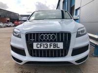 USED 2013 13 AUDI Q7 3.0 TDI QUATTRO S LINE PLUS 5d 245 BHP Very Low Mileage, Huge Spec