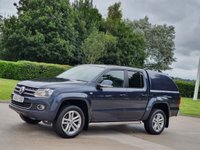 USED 2014 63 VOLKSWAGEN AMAROK 2.0 DC TDI HIGHLINE 4MOTION 178 BHP ** NO VAT ** FULL LEATHER + CANOPY