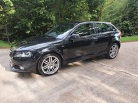USED 2012 62 AUDI A3 1.4 TFSI S LINE 3d 123 BHP ZERO DEPOSIT FINANCE AVAILABLE