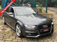 USED 2015 15 AUDI A4 2.0 TDI S LINE 4d 174 BHP STUNNING AUDI A4 S-LINE TDi  - AUTOMATIC - HALF LEATHER/ALCANTARA INTERIOR - SERVICE HISTORY - SATELLITE NAVIGATION - 18 INCH UPGRADE ALLOYS