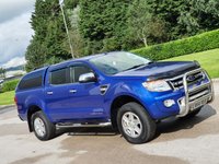 USED 2014 64 FORD RANGER 2.2 LIMITED 4X4 DCB TDCI 4d 148 BHP SAT NAV + CANOPY +  ** NO VAT ***