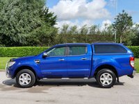 USED 2014 64 FORD RANGER 2.2 LIMITED 4X4 DCB TDCI 4d 148 BHP SAT NAV + CANOPY +  ** NO VAT ***