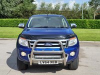 USED 2014 64 FORD RANGER 2.2 LIMITED 4X4 DCB TDCI 4d 148 BHP SAT NAV + CANOPY +  ** NO VAT ***