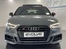 USED 2020 20 AUDI S3 2.0 SPORTBACK TFSI QUATTRO BLACK EDITION 5d 306 BHP F/S/H, PAN ROOF, S/S SEATS!
