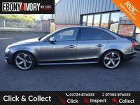 USED 2014 AUDI A4 2.0 TDI BLACK EDITION 4d 148 BHP FULL AUDI SERVICE HISTORY + 1 YEAR MOT AND BREAKDOWN COVER
